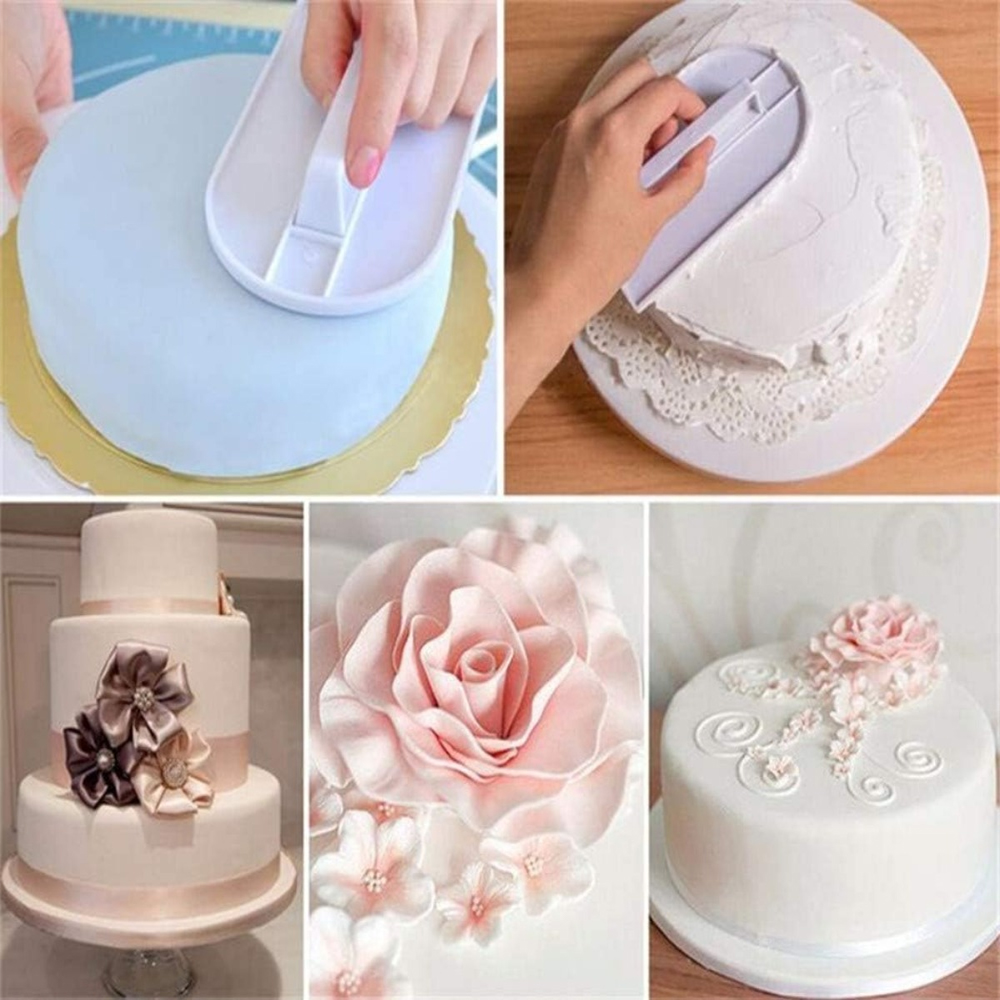 Plastic Cake Smoother DIY Fond - Fondant Smoother Set 评论和价格