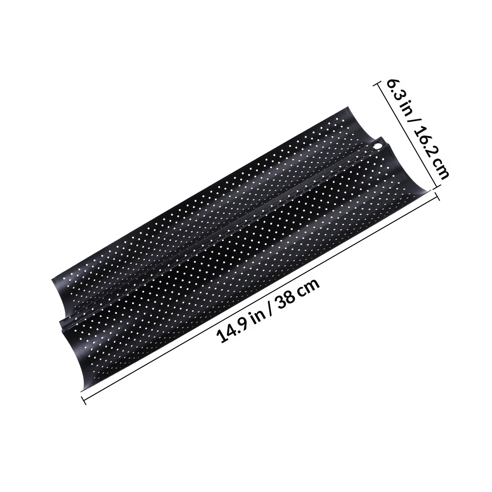 2-Slot French Bread Baking Mou - Kitchen Baking Tray 评论和价格