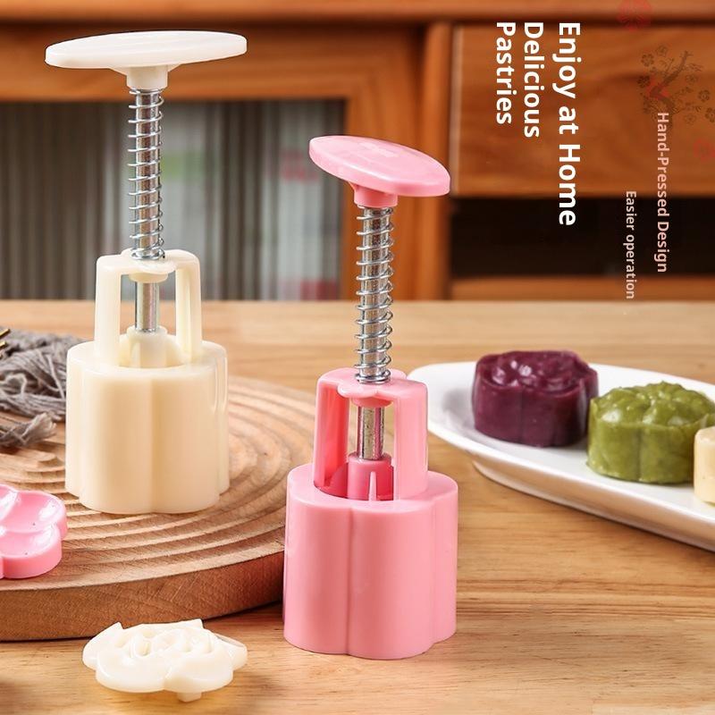 New 1 Set DIY Mooncake Mold Pl - Kitchen Baking Torch 评论和价格
