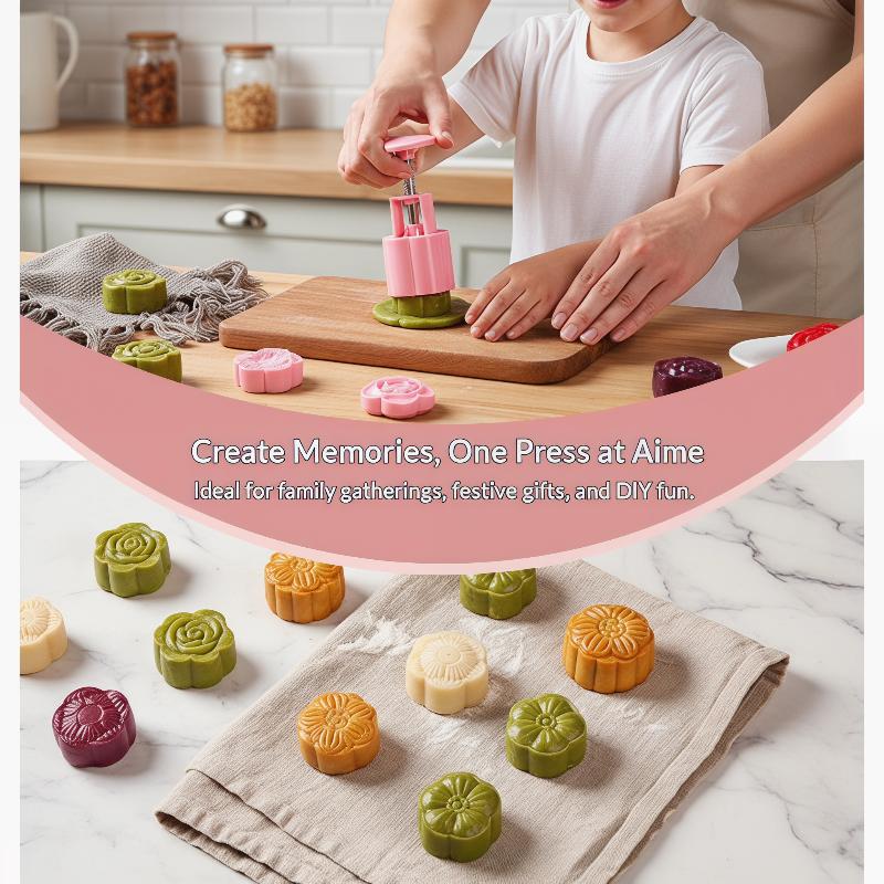 DIY Mooncake Mold 1 Set Plasti - Kitchen Baking Torch 评论和价格