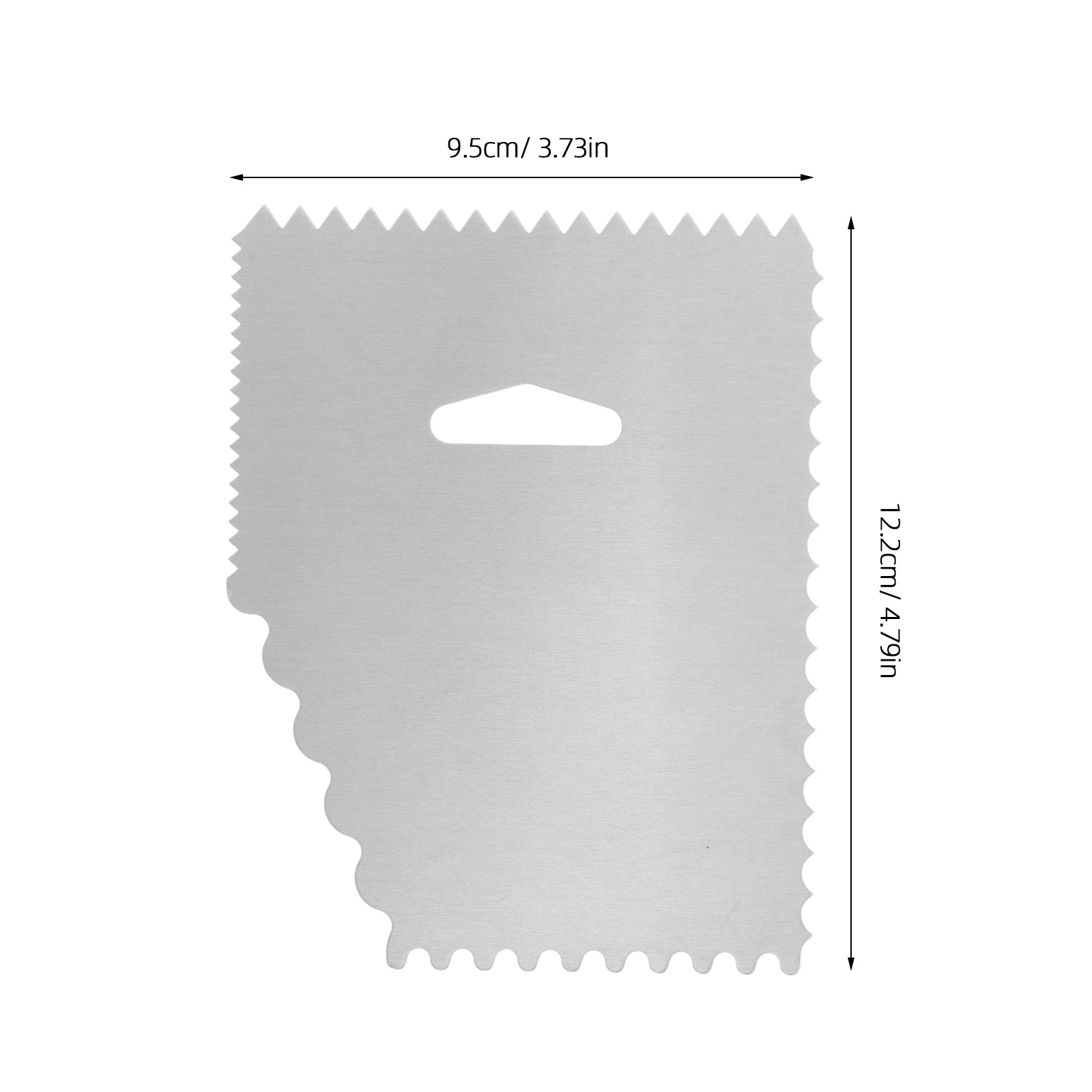4Pcs Cake Scraper Set Aluminum - Fondant Smoother Set 评论和价格
