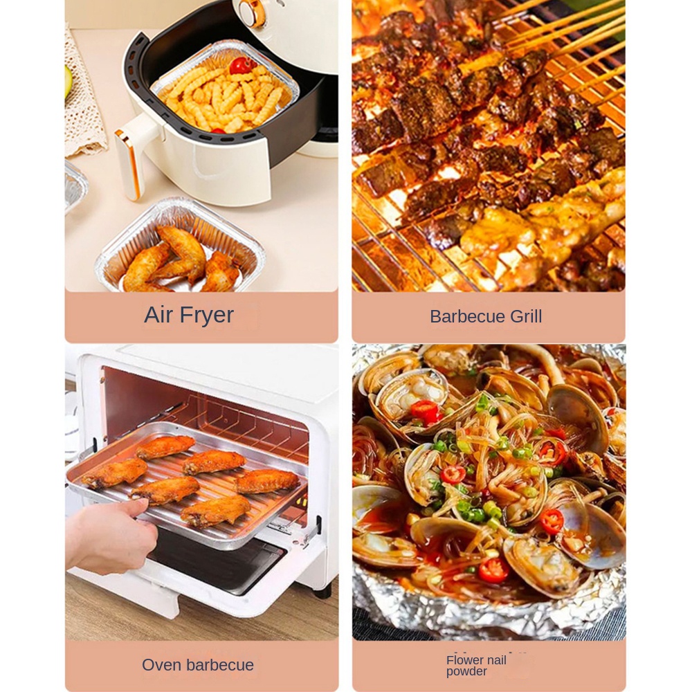 20CM Air Fryer Aluminum Foil P - Kitchen Oven Baking Pans 评论和价格