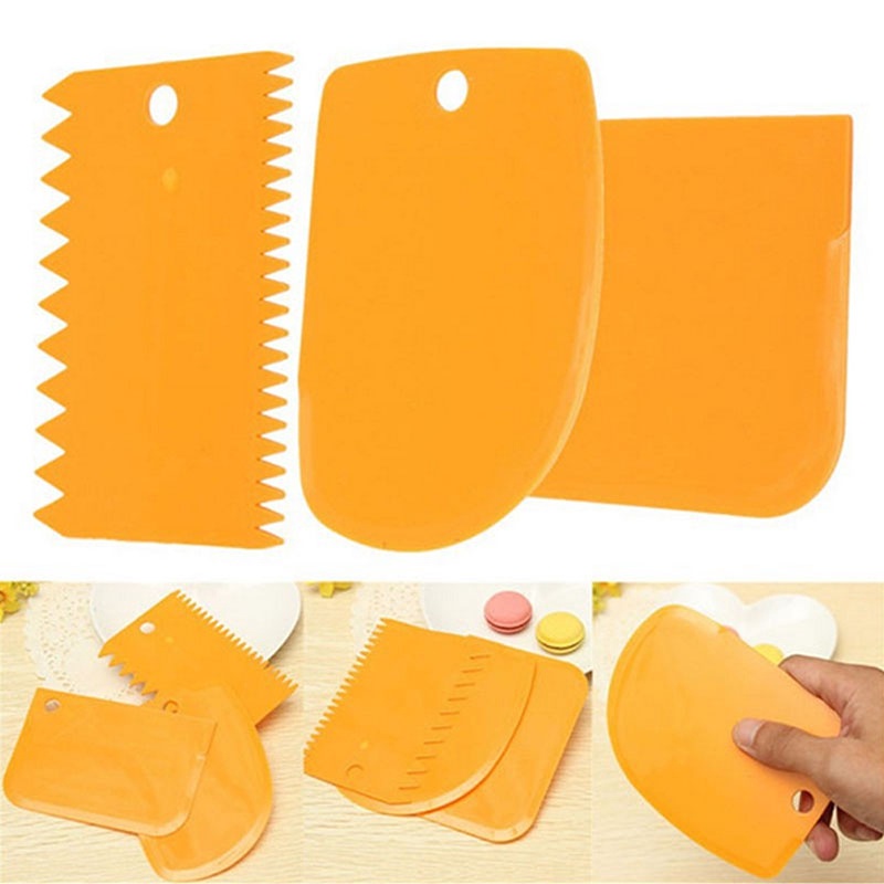 3Pcs/Set Cake Smoother Fondant - Fondant Smoother Set 评论和价格