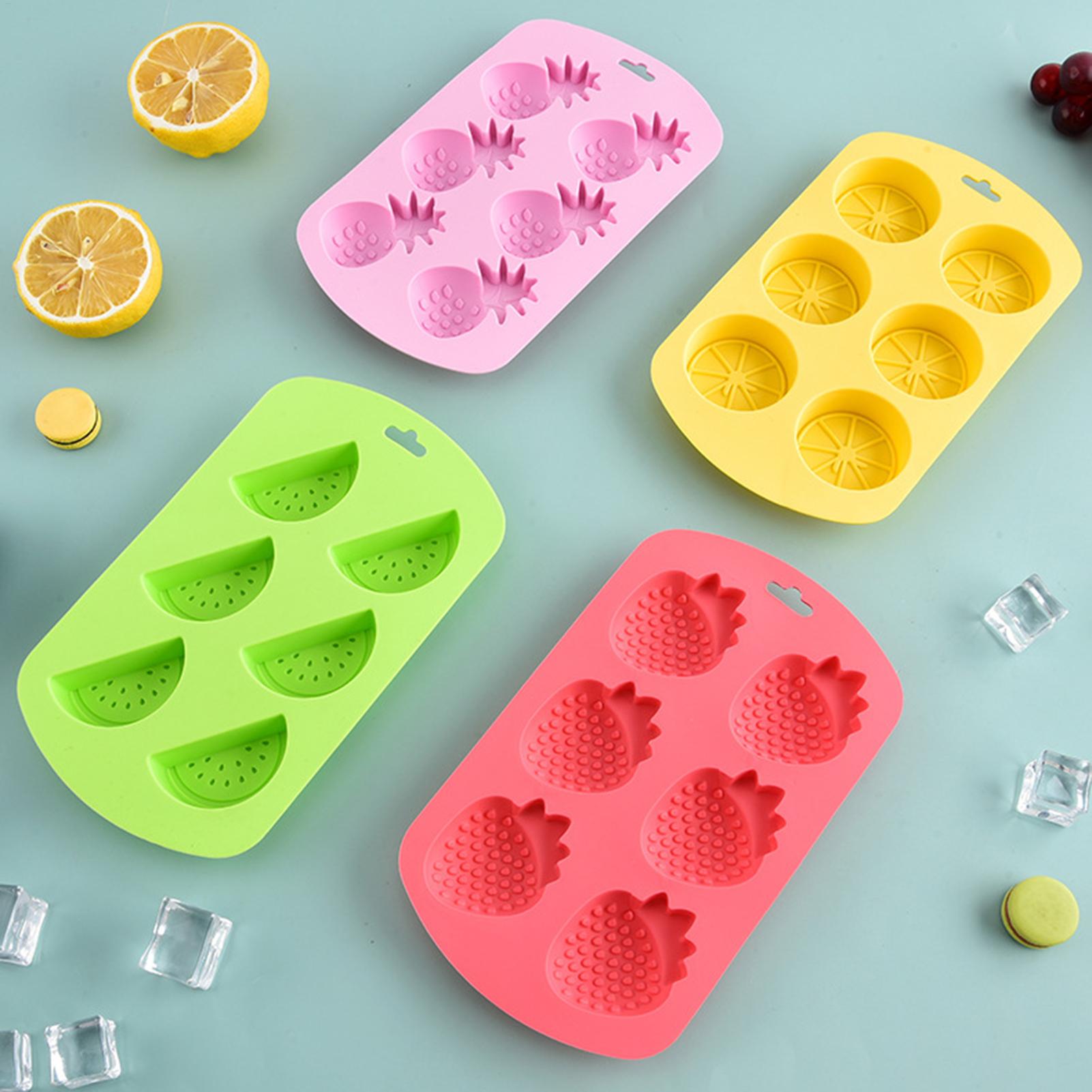 6 Cavity Fruit Shaped Silicone - Baking Kitchen Diy 评论和价格
