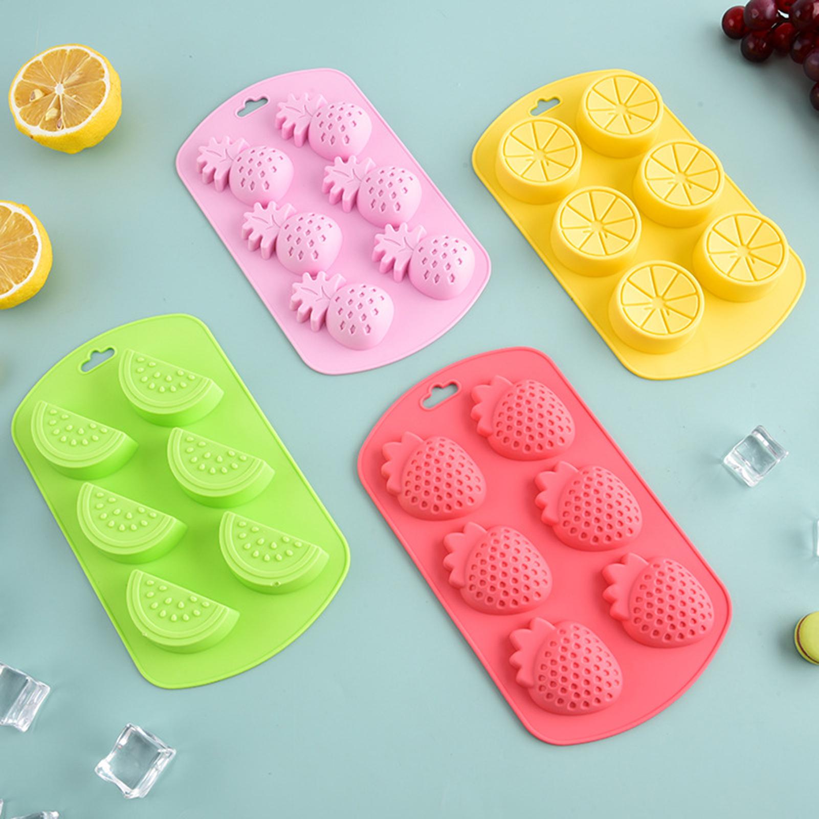 6 Cavity Fruit Shaped Silicone - Baking Kitchen Diy 评论和价格