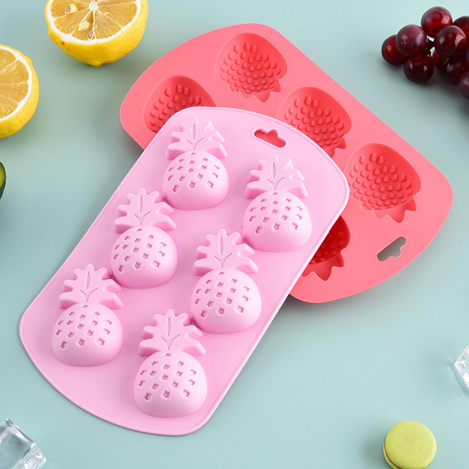 6 Cavity Fruit Shaped Silicone - Baking Kitchen Diy 评论和价格