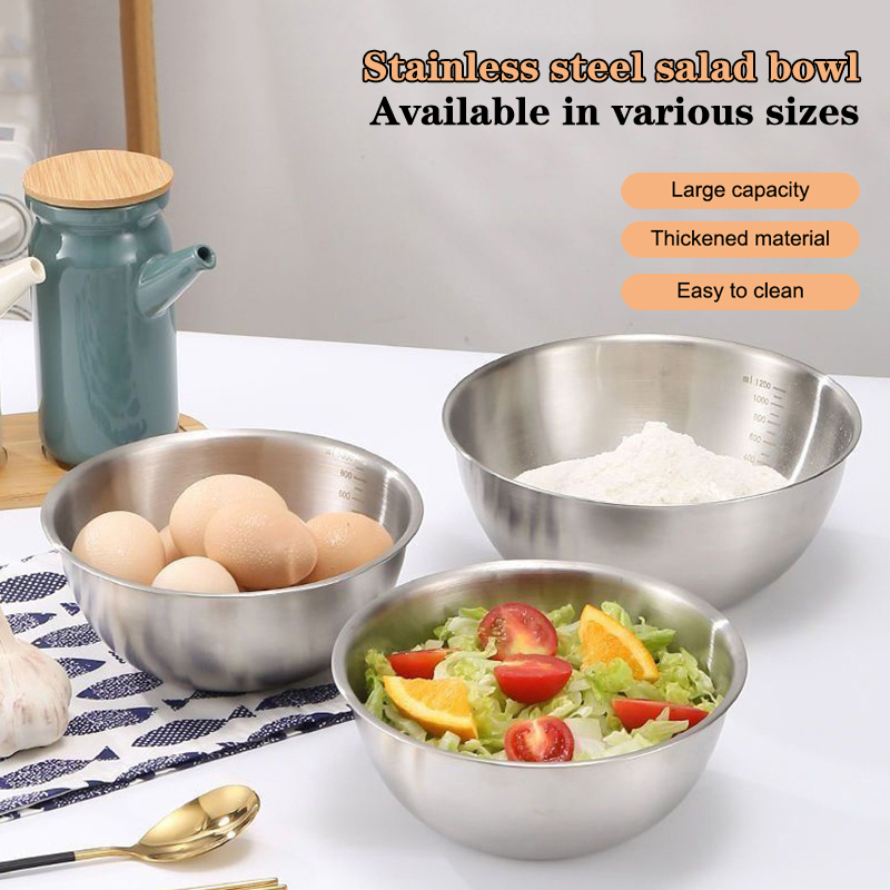 1PC Stainless Steel Bowl Set W - Kitchen Baking Essentials 评论和价格