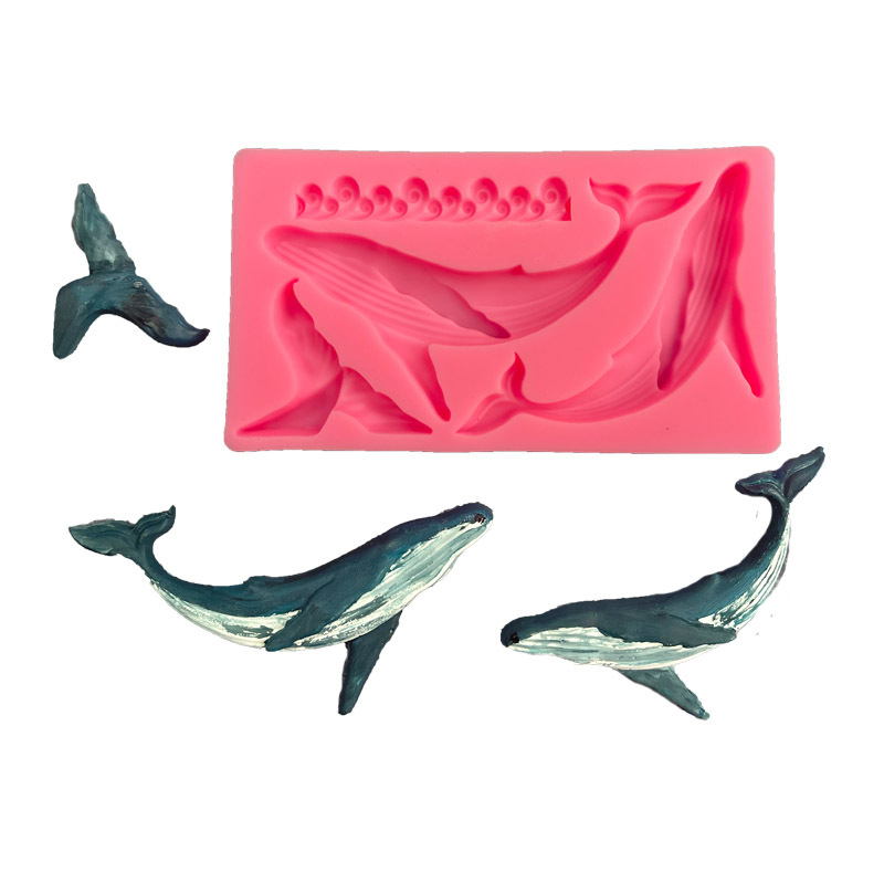 DIY Whale Silicone Mold Ocean  - Baking Kitchen Diy 评论和价格