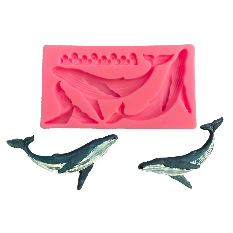 DIY Whale Silicone Mold Ocean  - Baking Kitchen Diy 评论和价格