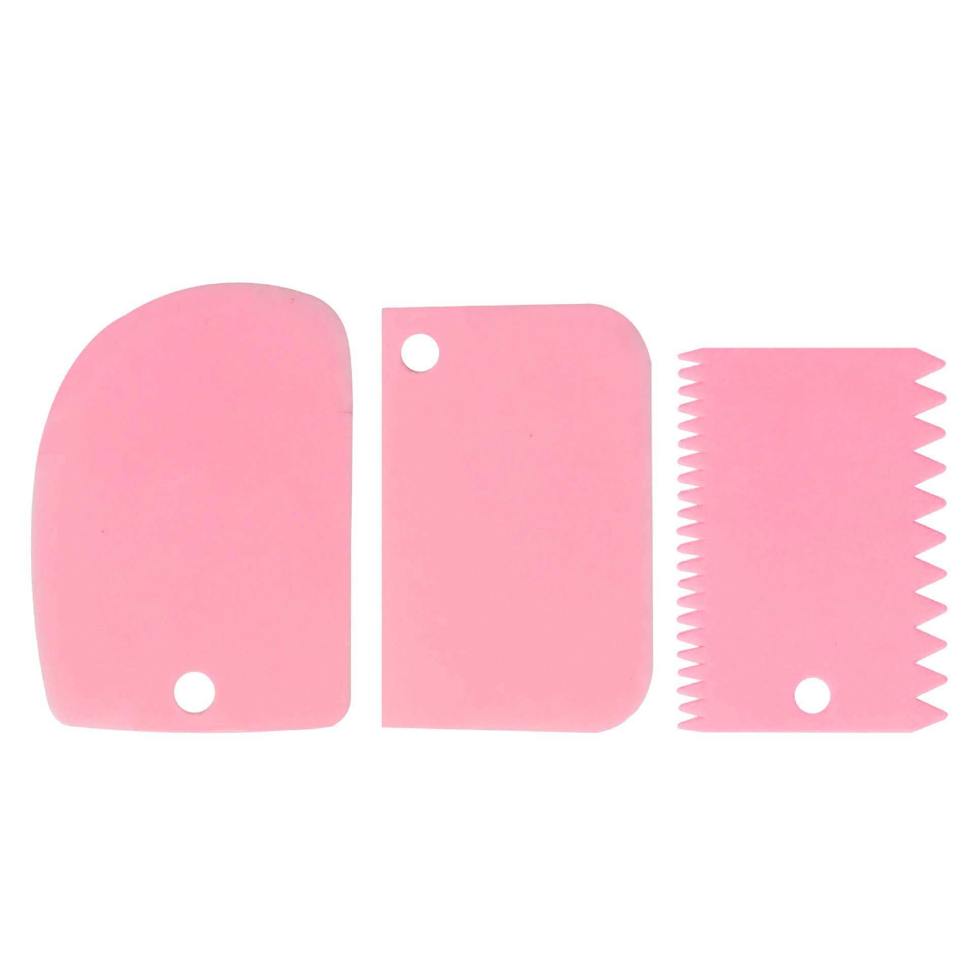 3PCS/Lot Cream Scraper Smoothe - Fondant Smoother Set 评论和价格