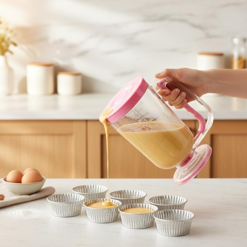 900ml Handheld Batter Dispense - Kitchen Baking Mess 评论和价格