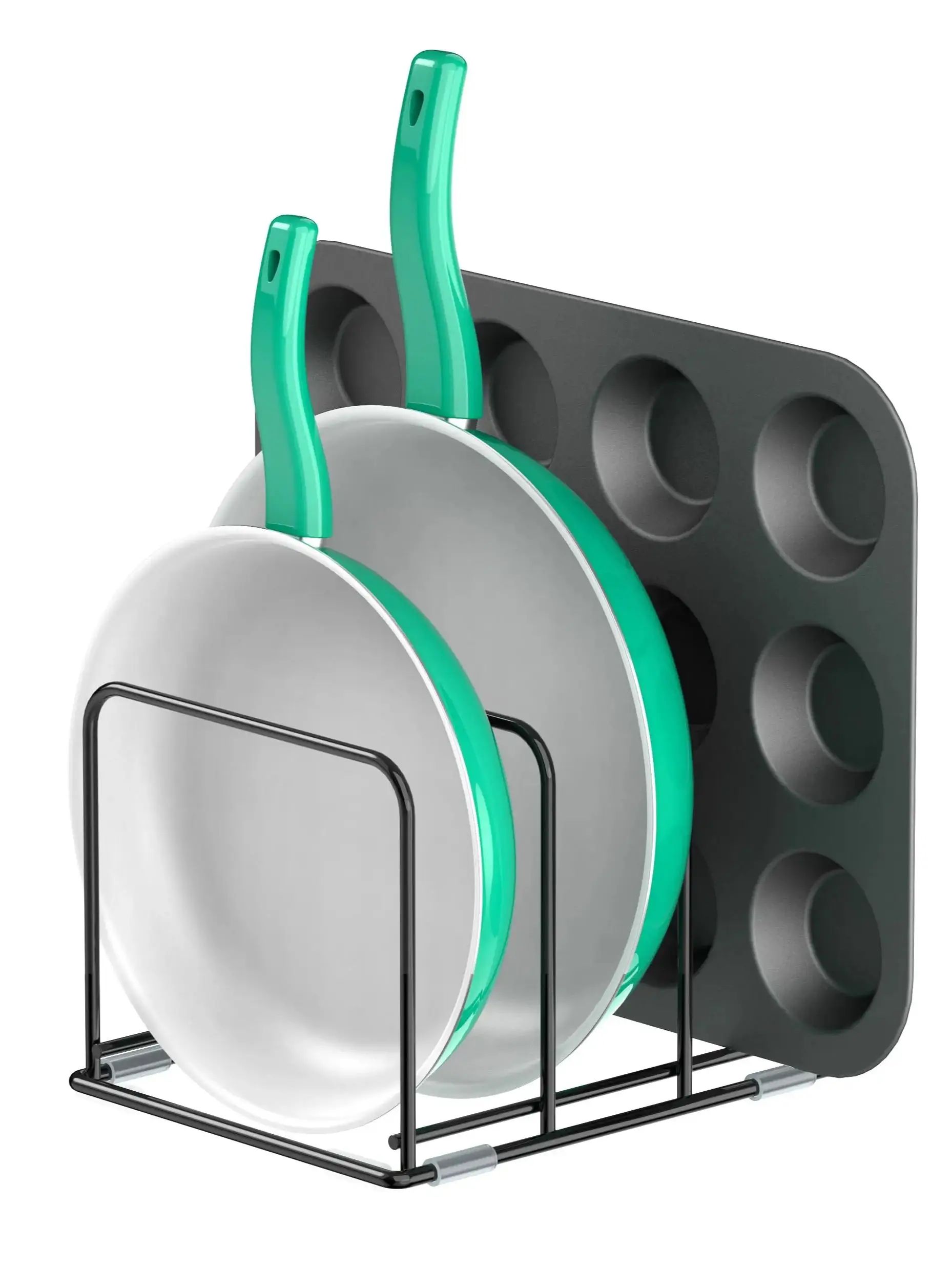 Pan Organizer Kitchen Cabinet  - Kitchen Cabinet Baking Organizer 评论和价格