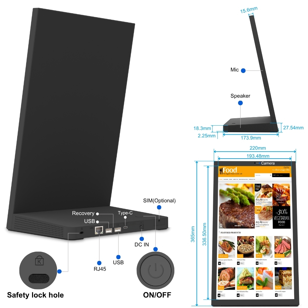Desktop Shape L Tablet Digital - Kitchen Bank 评论和价格