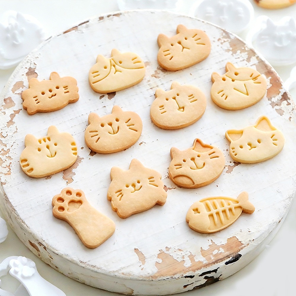 Cute Kitten DIY Stamp Cookie C - Baking Kitchen Diy 评论和价格