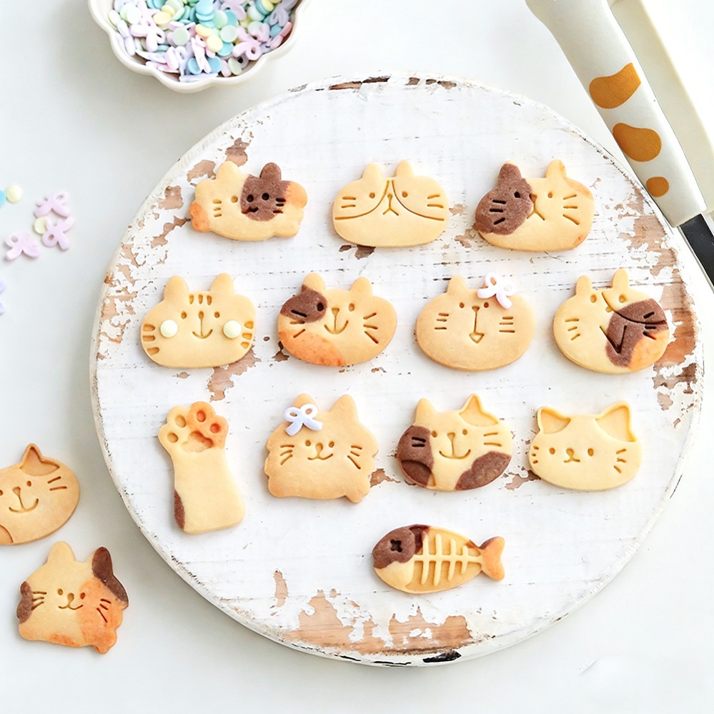 Cute Kitten DIY Stamp Cookie C - Baking Kitchen Diy 评论和价格