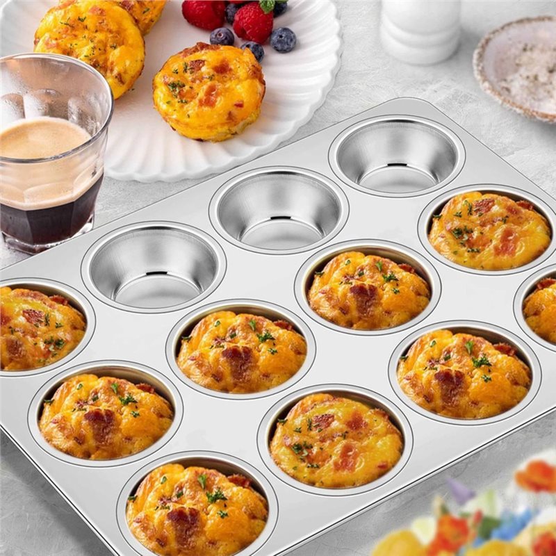 ABAE-Muffin Pan, Stainless Ste - Muffin Tin Nonstick 评论和价格