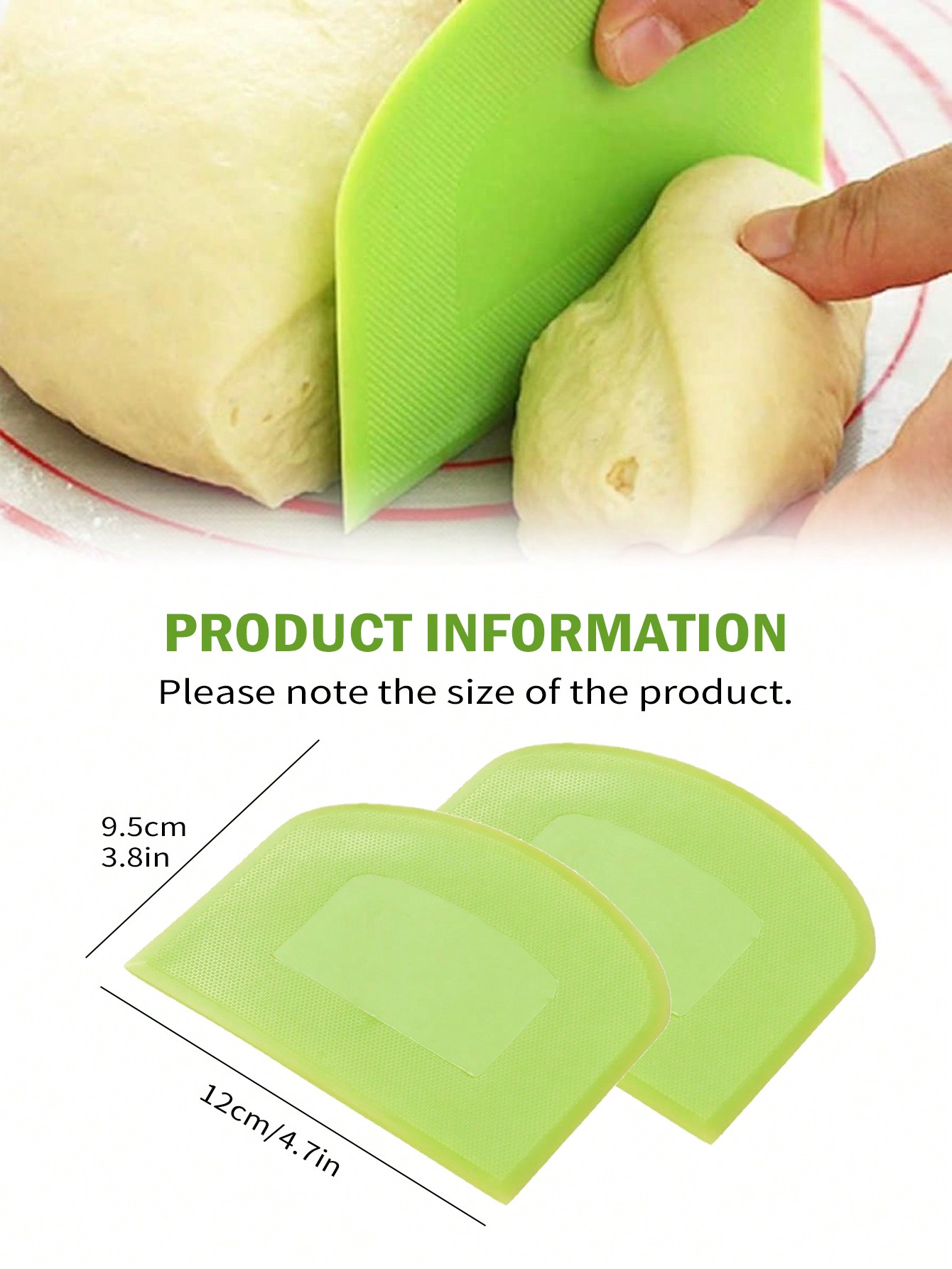 Leeseph 2pcs Dough Scraper Bow - Bench Scraper Dough 评论和价格