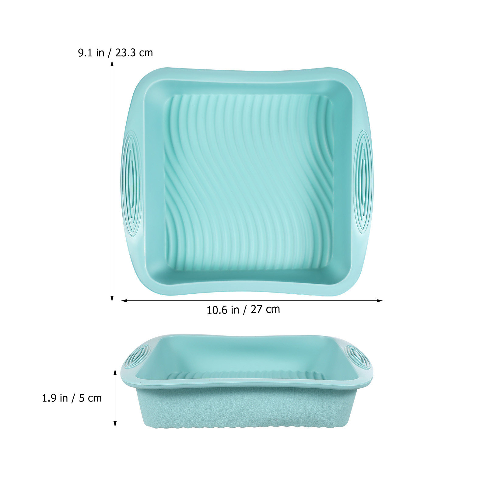 Square Silicone Cake Tin Bakin - Kitchen Baking Tray 评论和价格