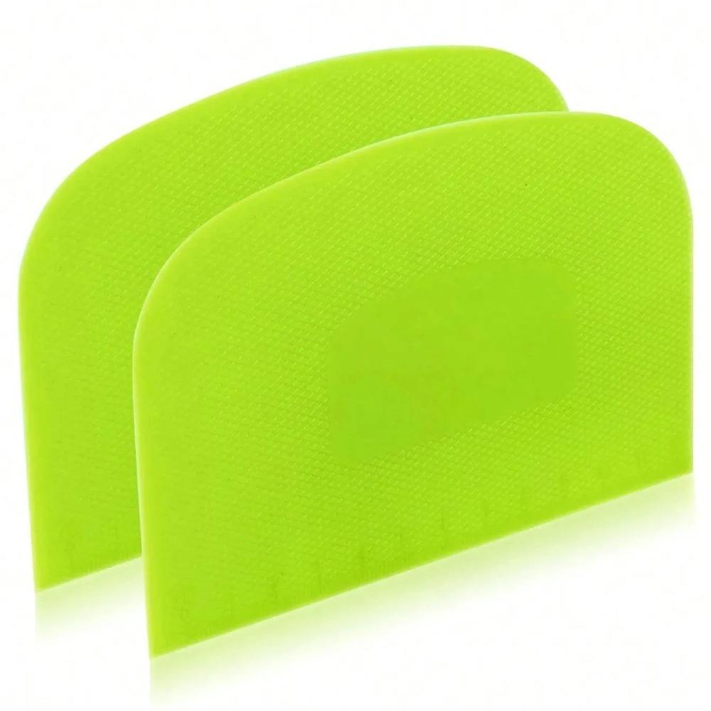 2Pcs Flexible Dough Scraper, F - Bench Scraper Dough 评论和价格