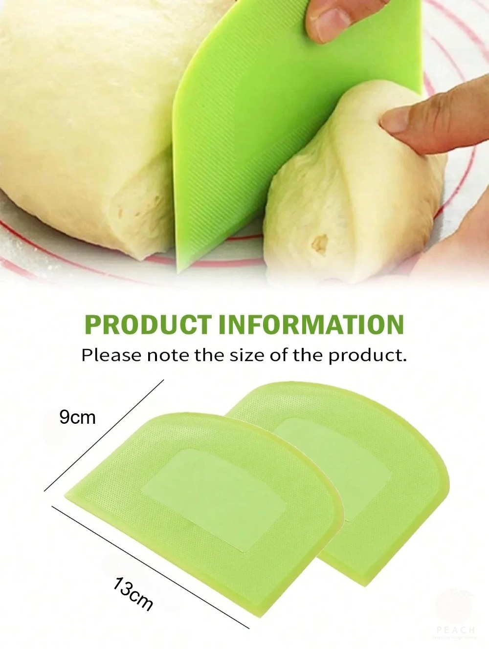 2Pcs Flexible Dough Scraper, F - Bench Scraper Dough 评论和价格