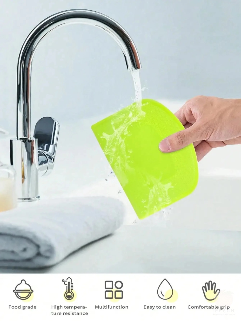 2Pcs Flexible Dough Scraper, F - Bench Scraper Dough 评论和价格