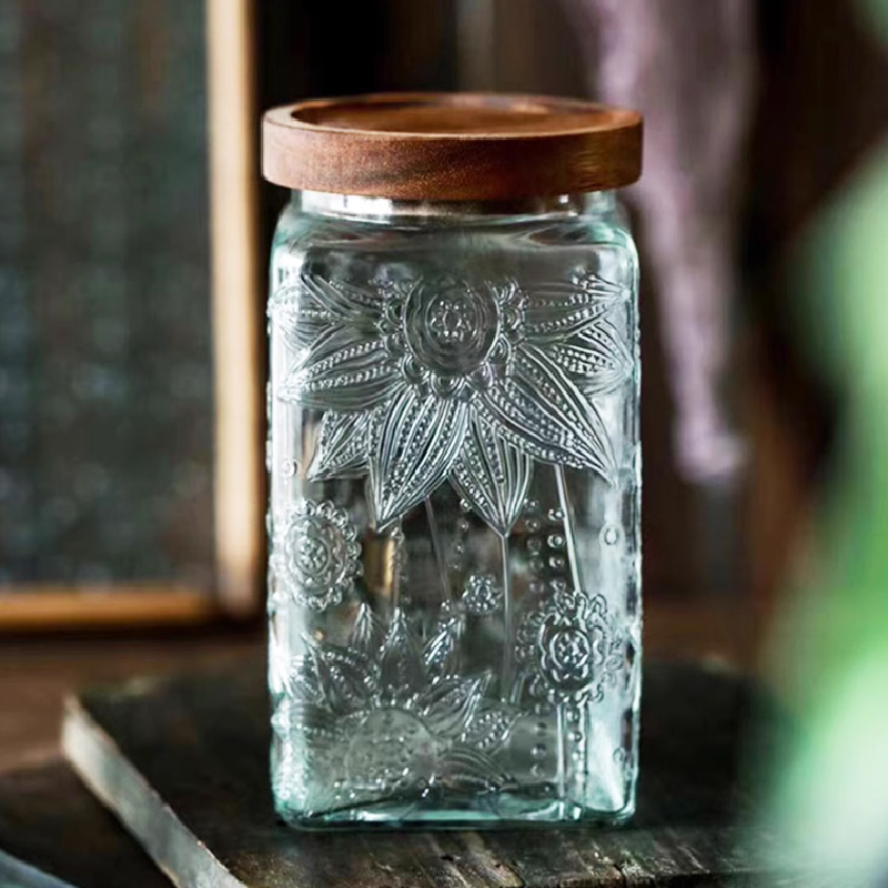 Retro Embossed Begonia Pattern - Kitchen Bank 评论和价格