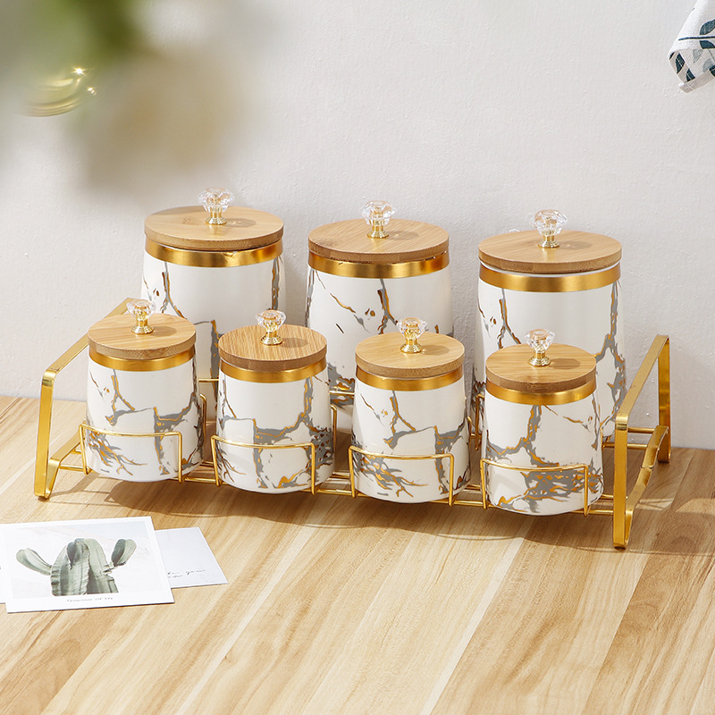 Kitchen Supplies Golden Marble - Kitchen Bank 评论和价格