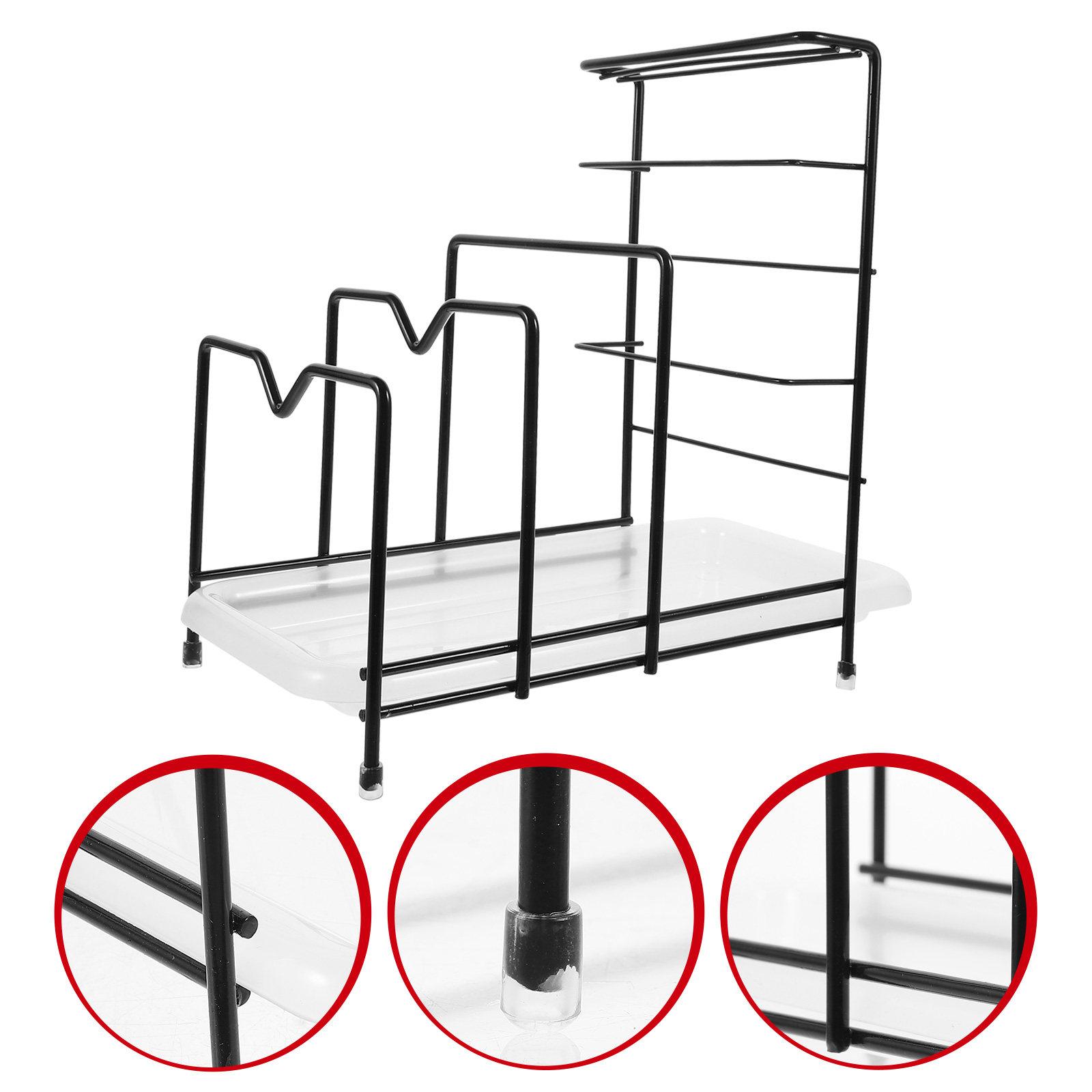 Lid Organizer for Pot Lids Cut - Kitchen Cabinet Baking Organizer 评论和价格