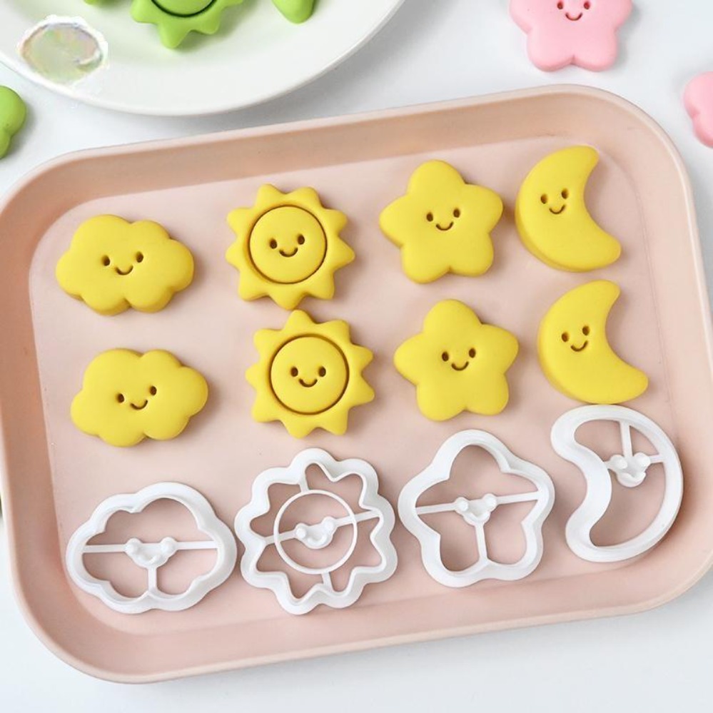 Cookie Cutters Moon Stars Sun  - Baking Kitchen Diy 评论和价格