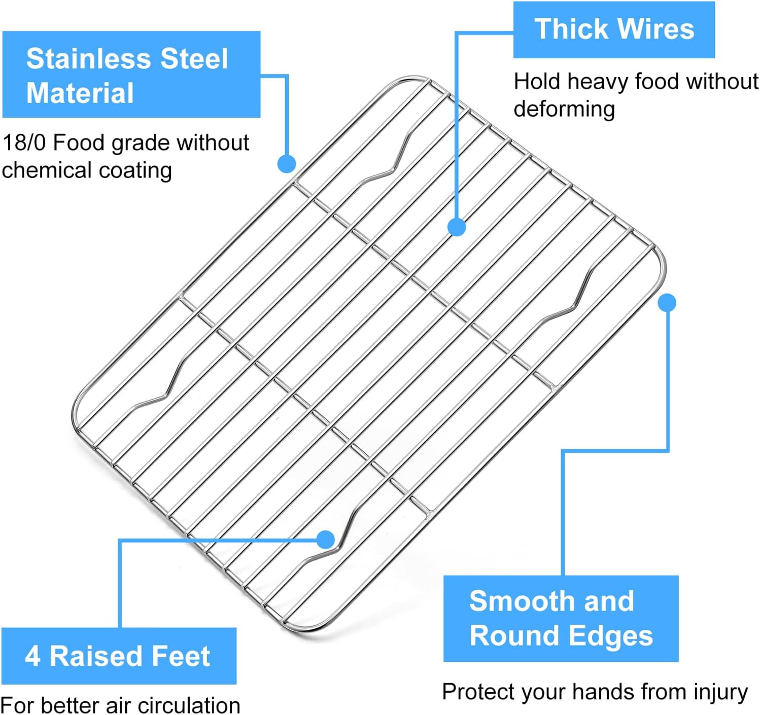 P&P CHEF 9.7' x 7.3' Cooling B - Cooling Rack Wire 评论和价格