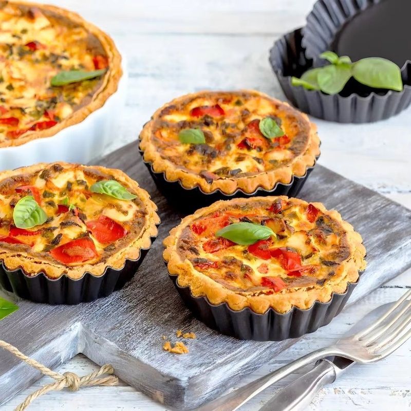 1pc Removable Bottom Fluted Ta - Kitchen Oven Baking Pans 评论和价格