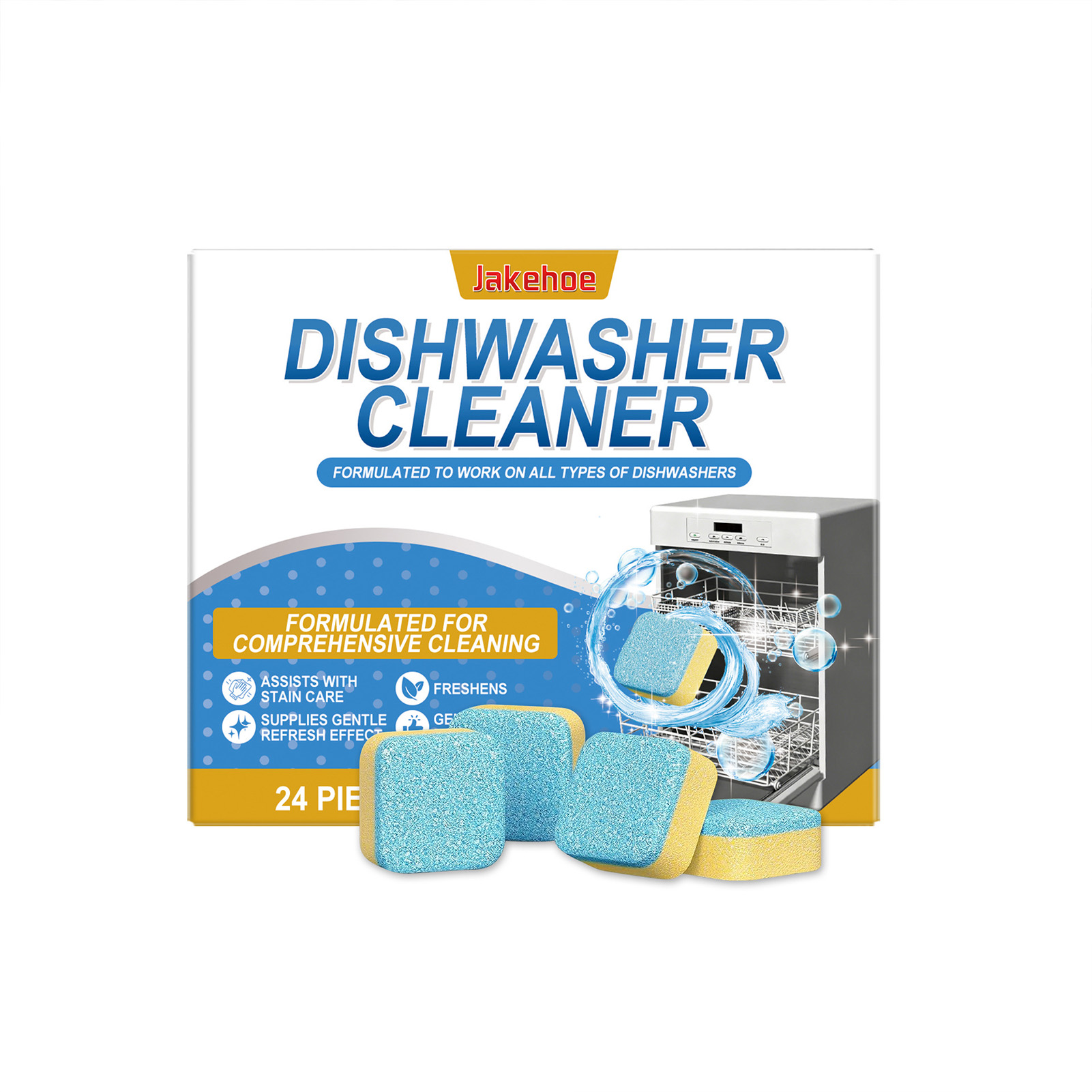Dishwasher Cleaner Tablets Pow - Kitchen Cleaner Baking Soda 评论和价格