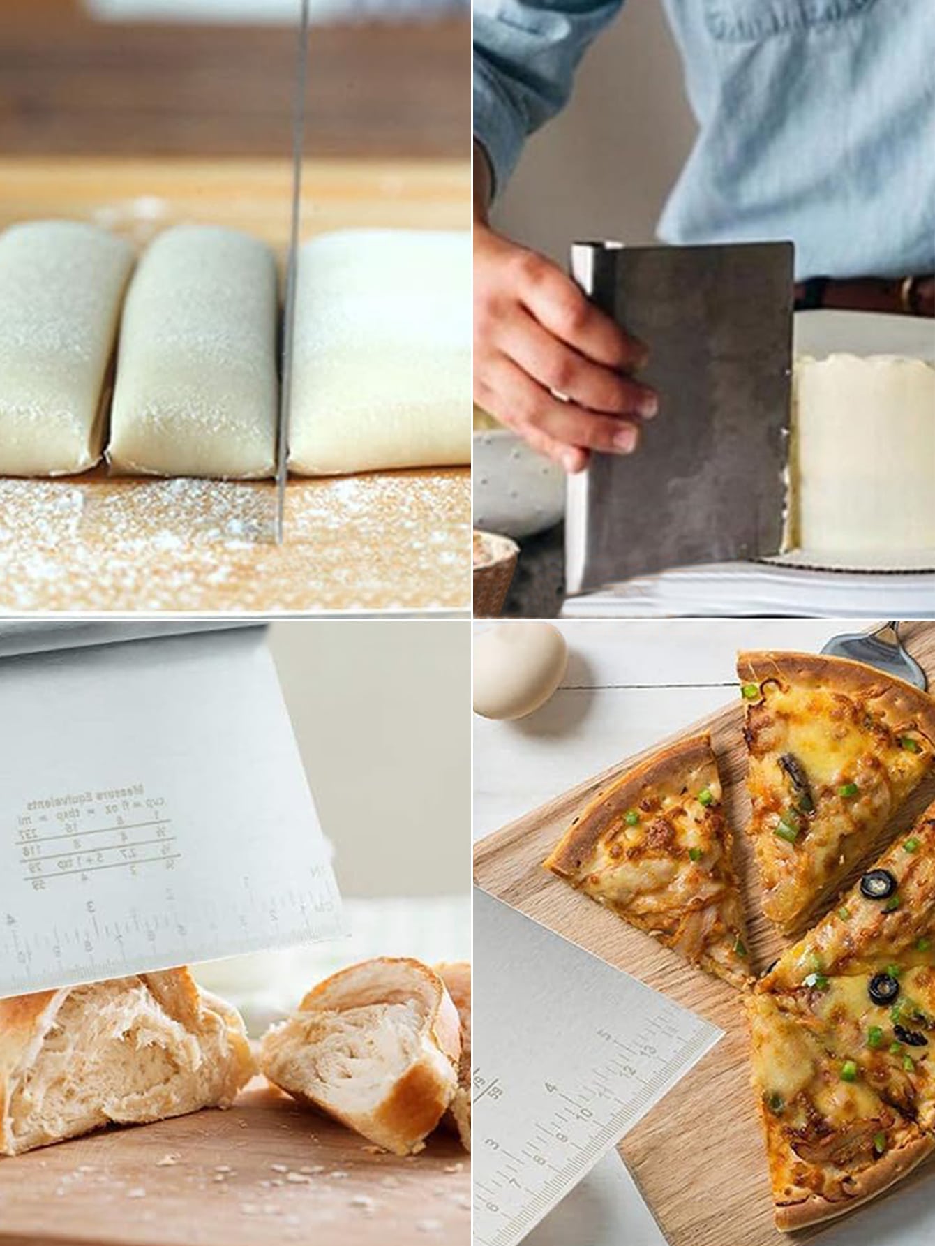 Dough Pastry Bench Cutter Scra - Kitchen And Baking Equipment 评论和价格